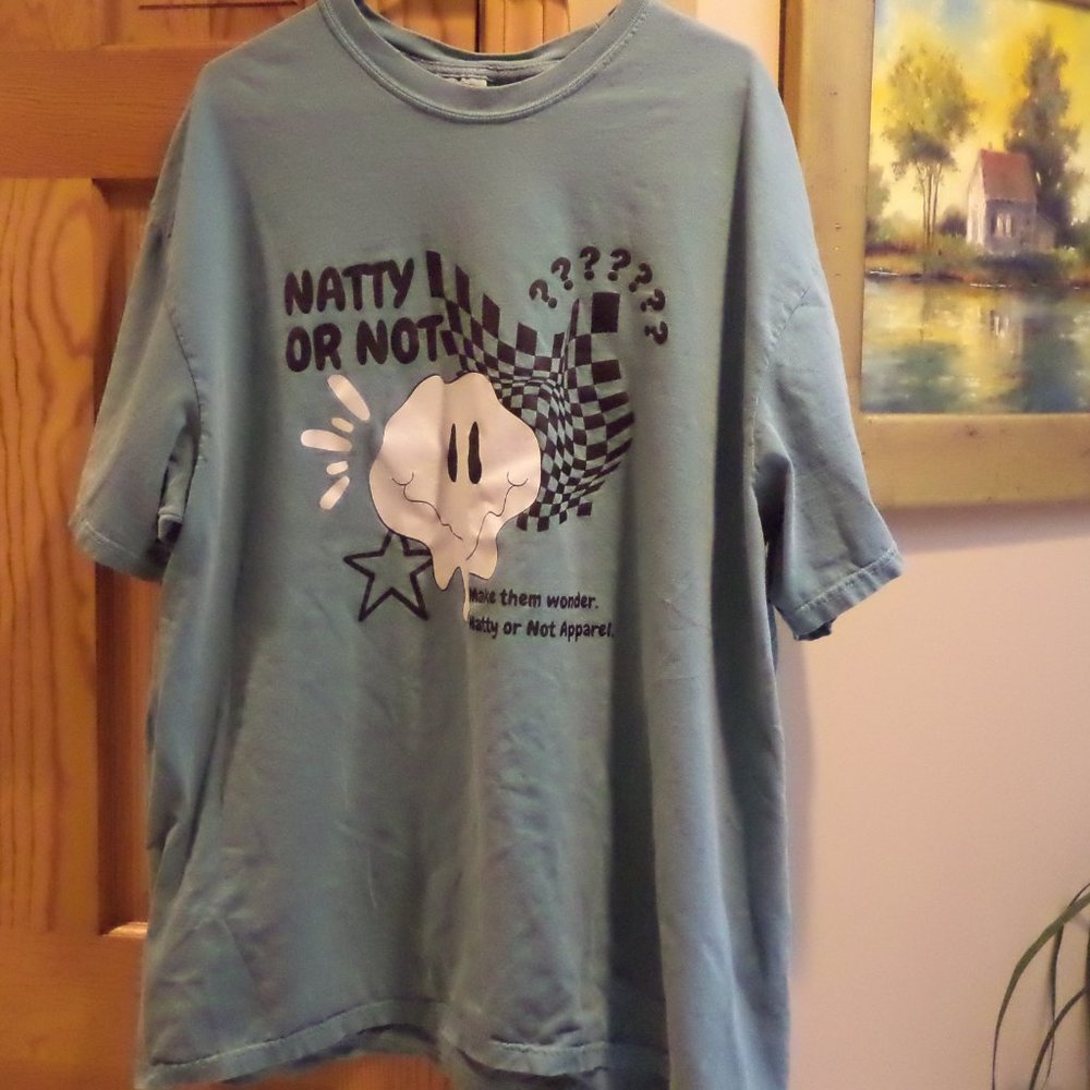 NATTY OR NOT APPAREL T-Shirt-Mint Green -Comfort Colors - 100% Cotton -Size: 2XL